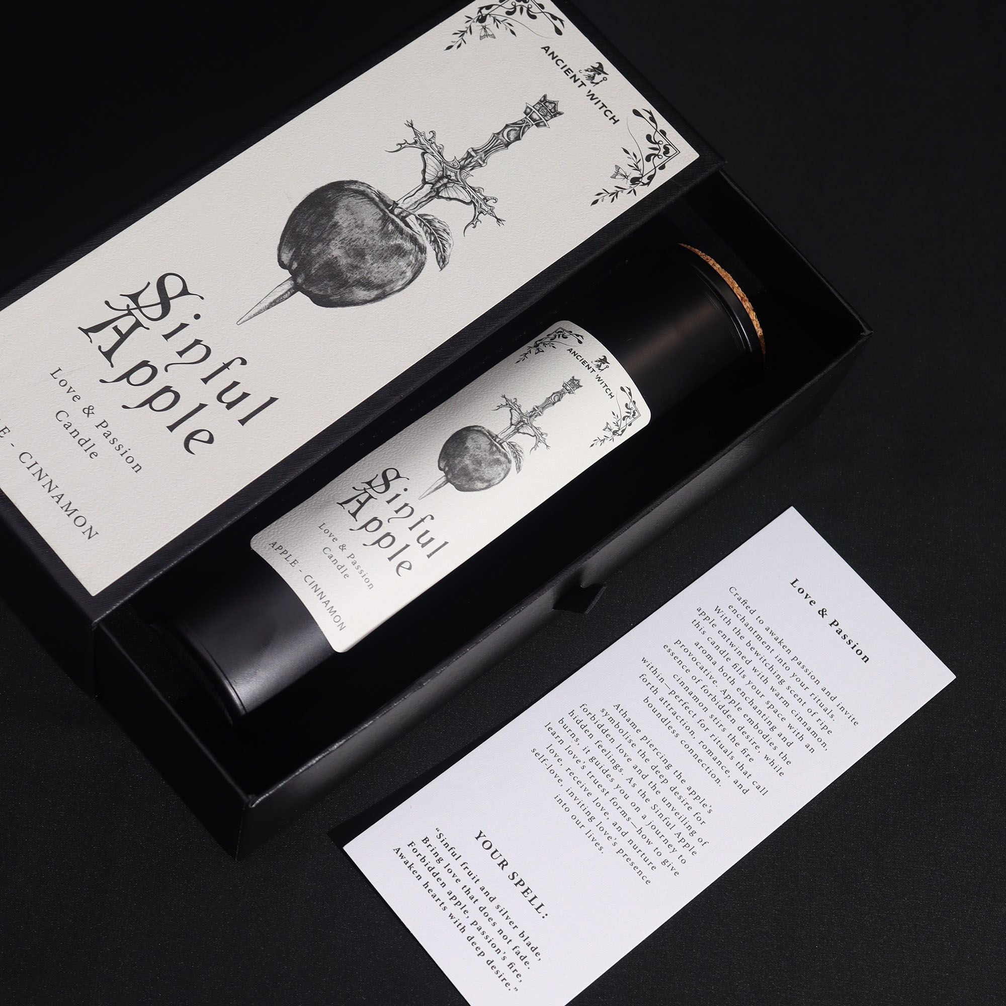 Sinful Apple - Bougie amour & passion pomme-cannelle