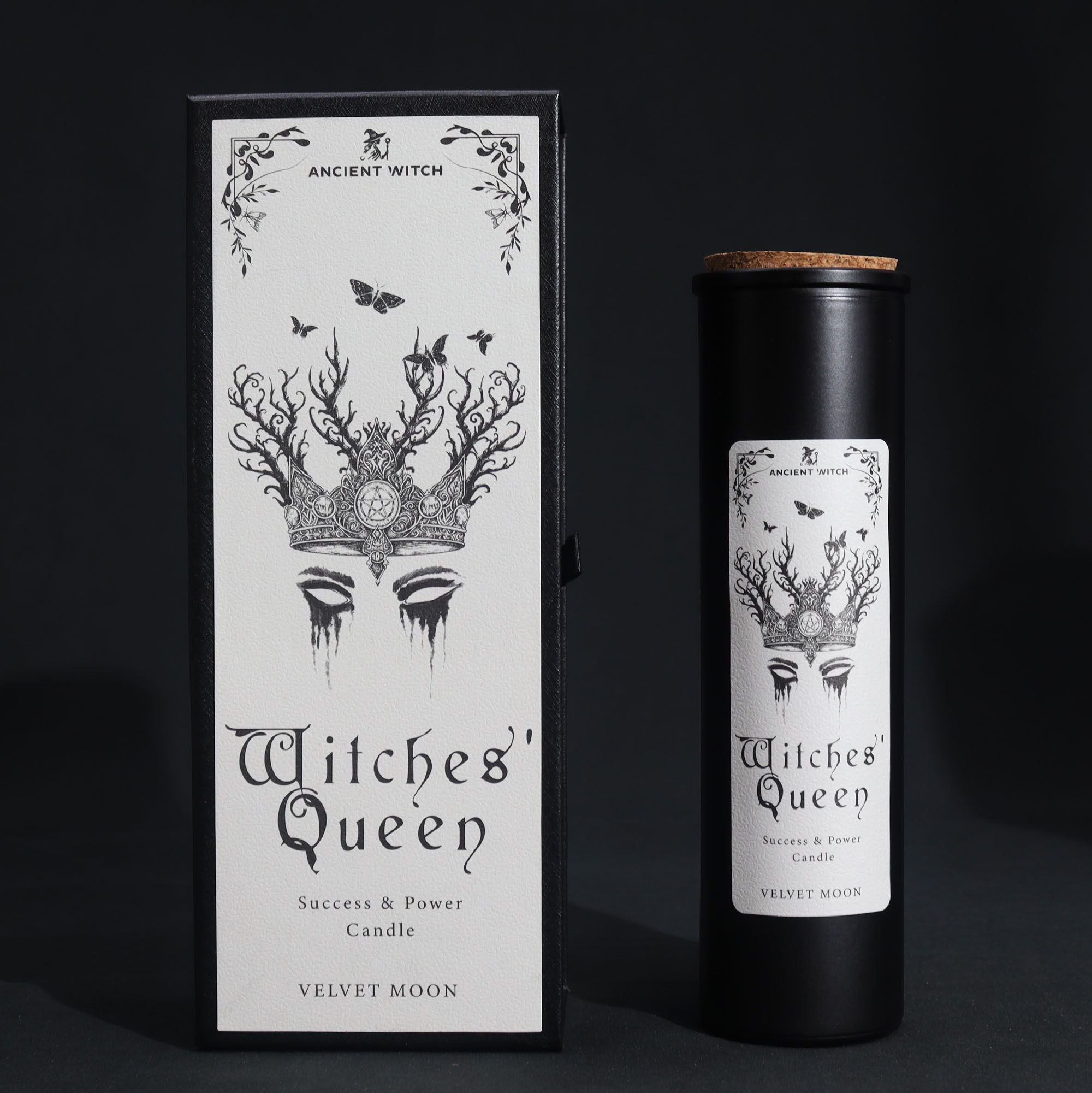 Witches' Queen - Bougie pouvoir & réussite Velvet Moon