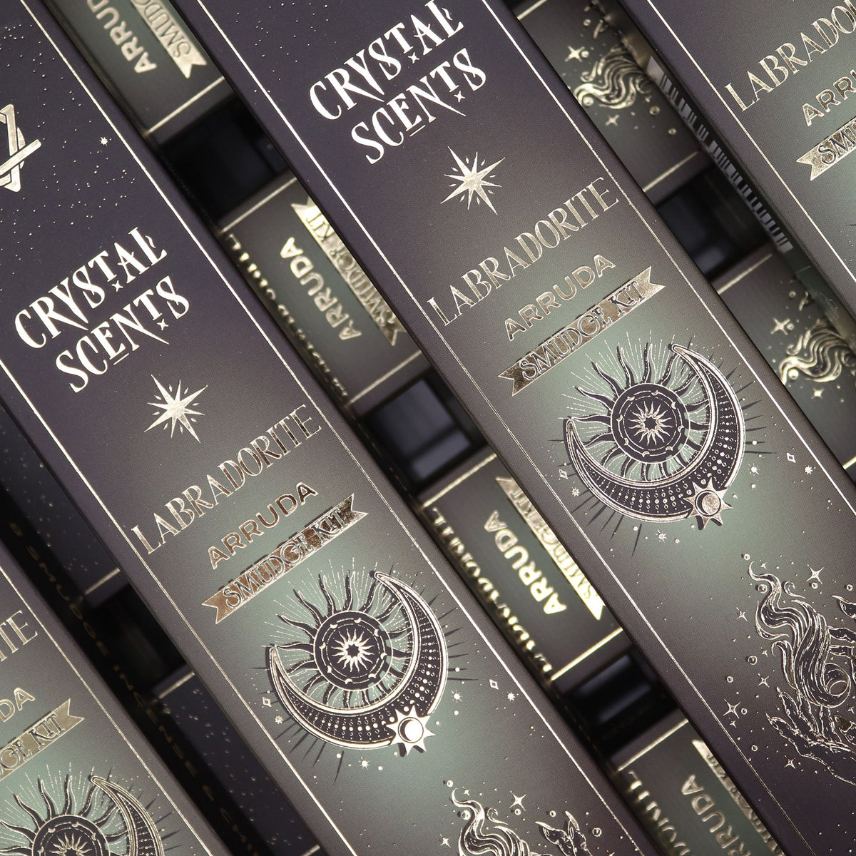 Encens Crystal Scents Arruda & Labradorite