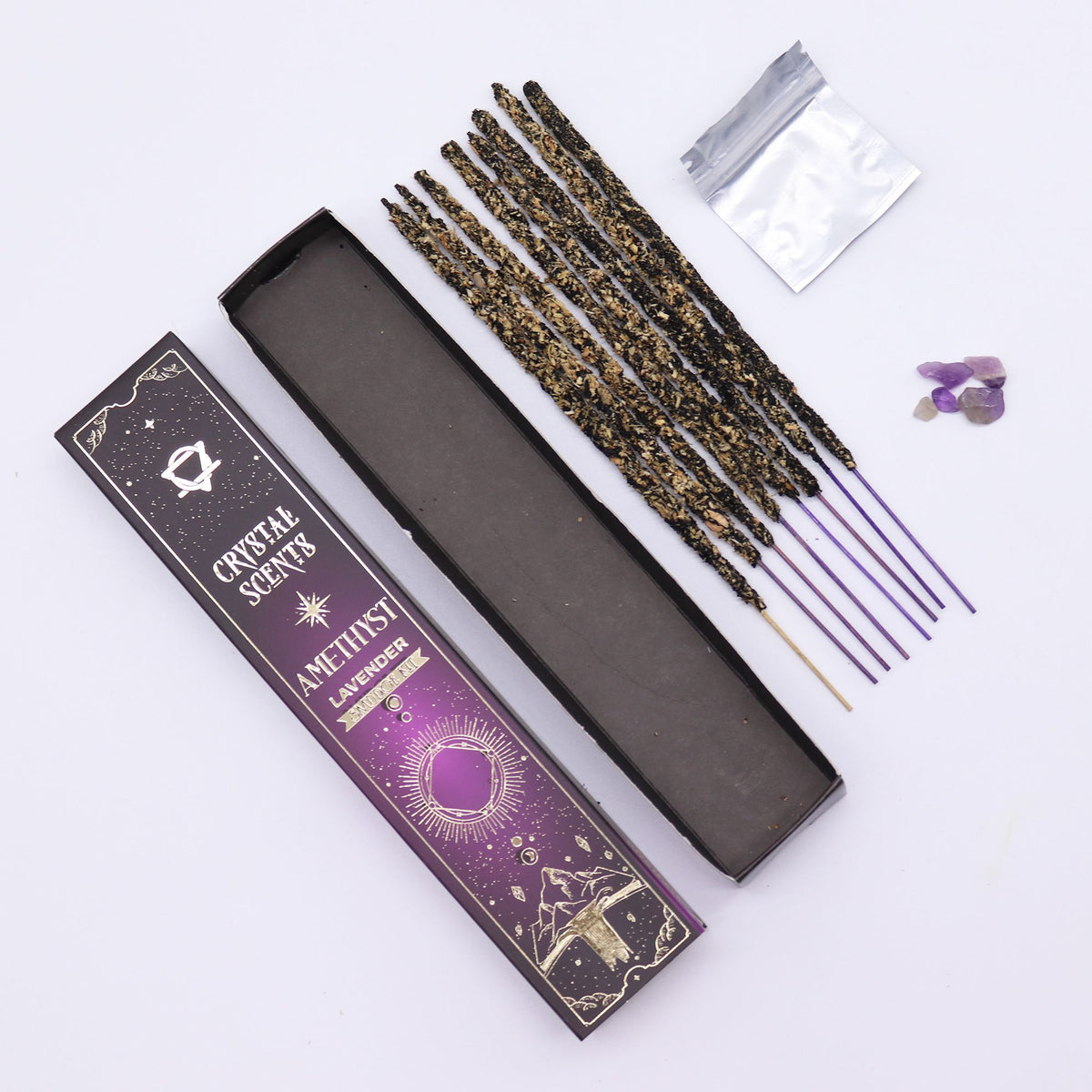 Encens Crystal Scents Lavande & Améthyste