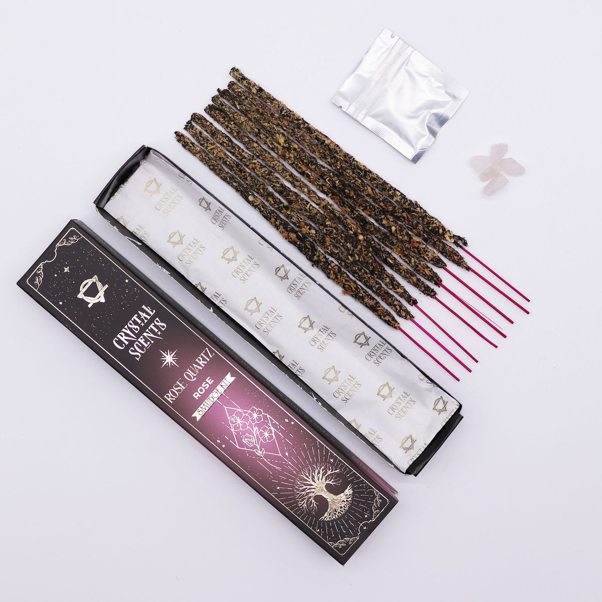 Encens Crystal Scents Rose & Quartz rose