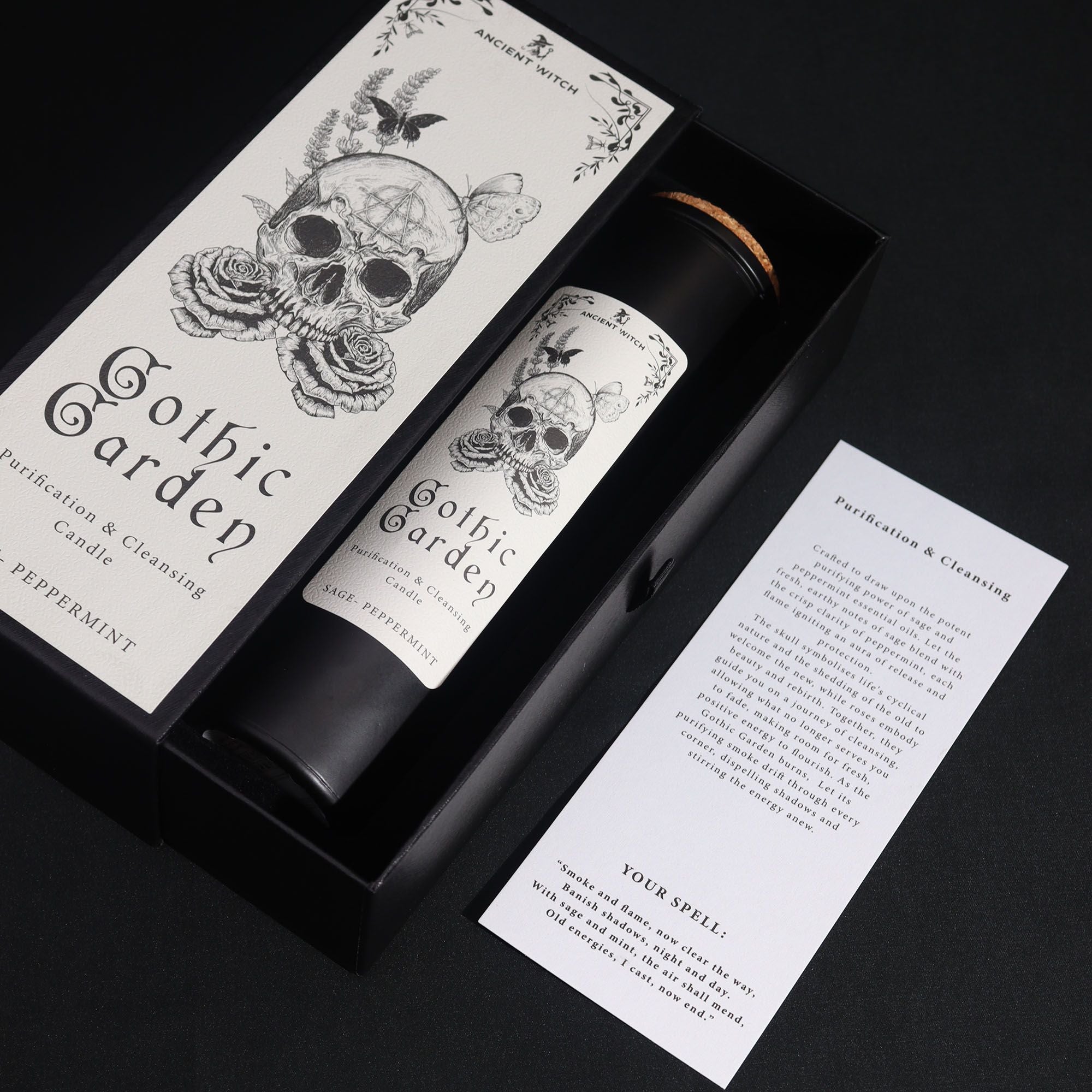 Gothic Garden - Bougie de purification sauge & menthe poivrée