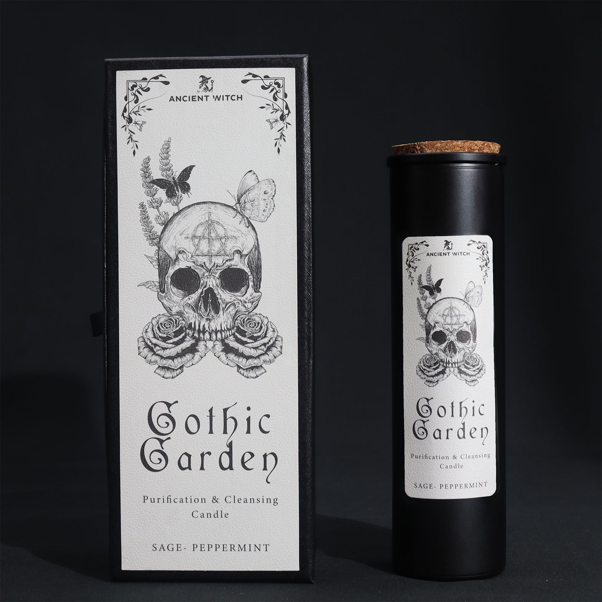 Gothic Garden - Bougie de purification sauge & menthe poivrée