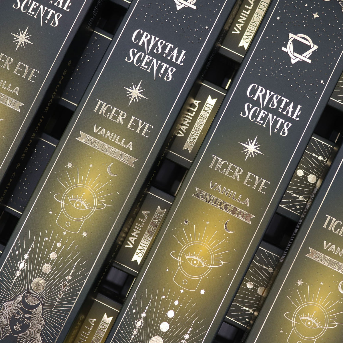 Encens Crystal Scents Vanille & Œil de tigre