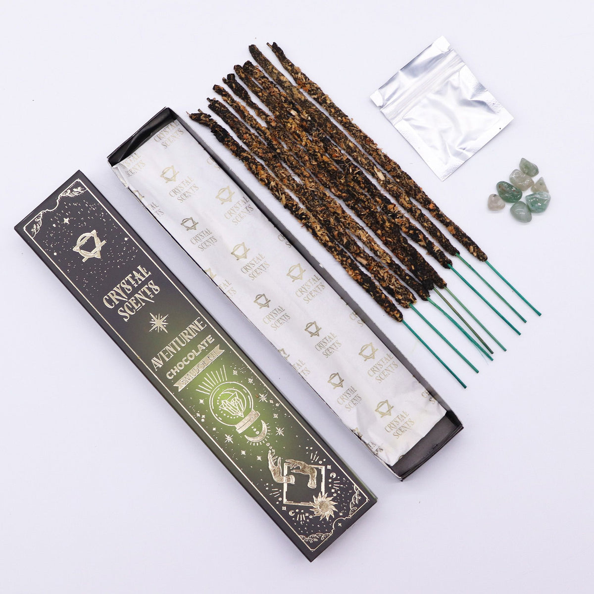 Encens Crystal Scents Chocolat & Aventurine