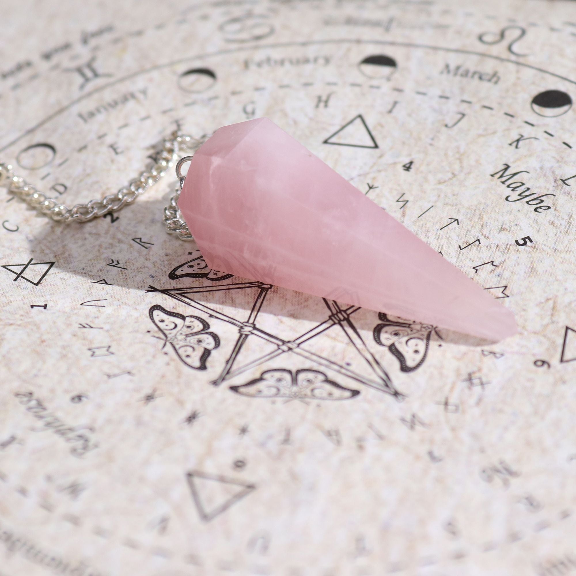 Encens rituel Amour Oud & pendule en quartz rose