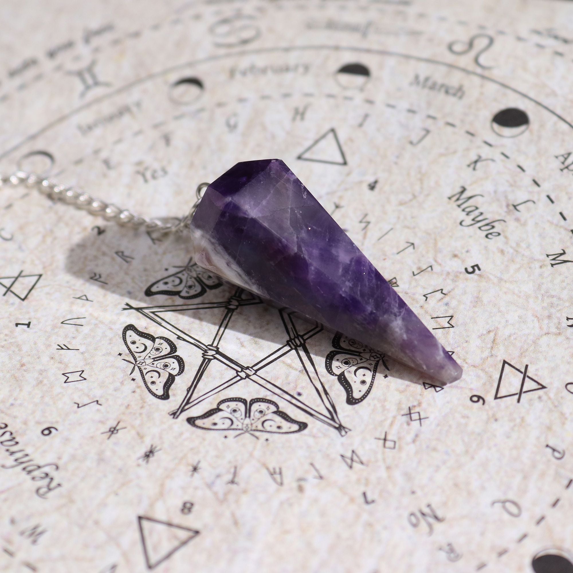 Encens rituel Midnight Oud & pendule en améthyste