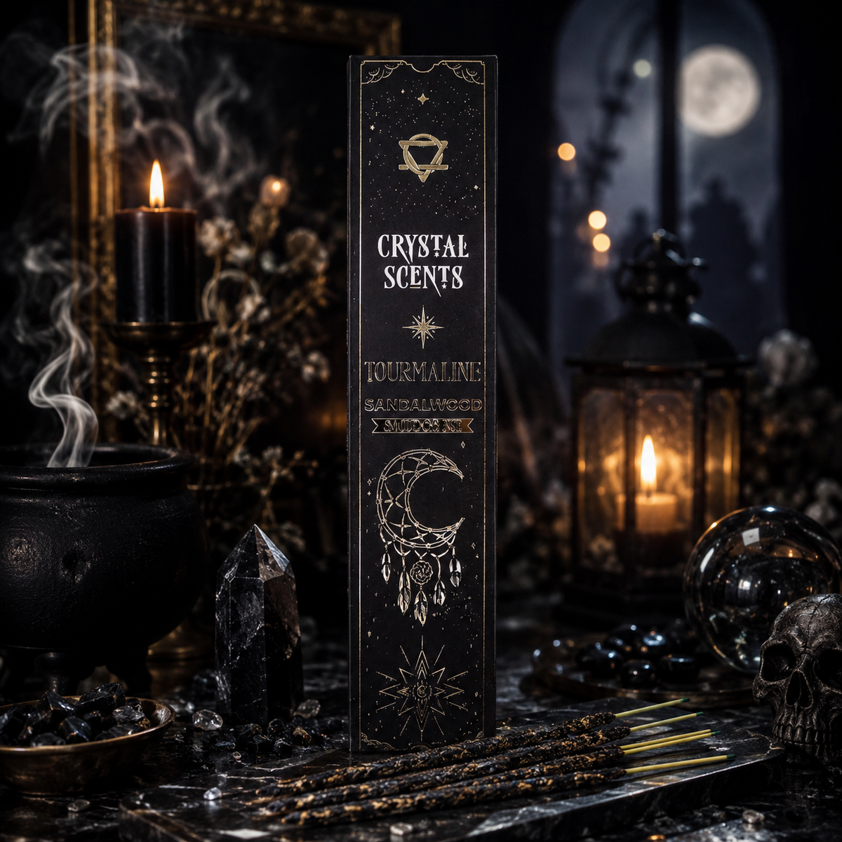 Encens Crystal Scents Sandalwood & Tourmaline