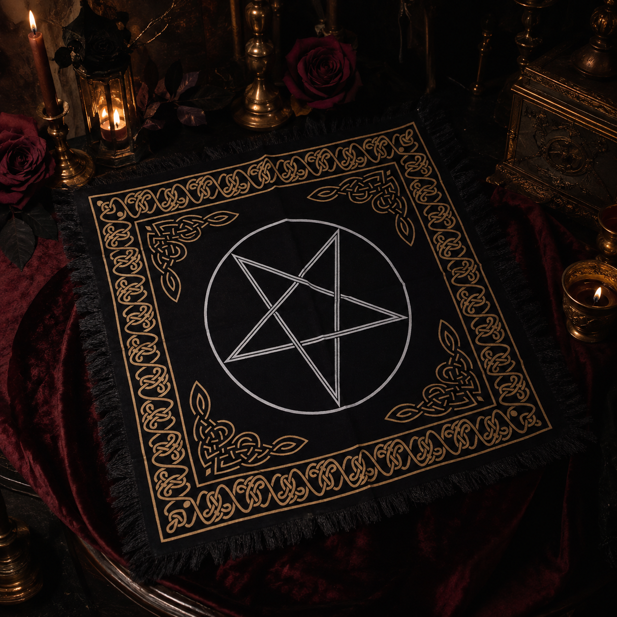 Nappe d’autel pentacle