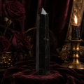 Obélisque en tourmaline noire - 11 cm