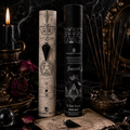 Encens rituel Rose Oud & pendule en obsidienne noire
